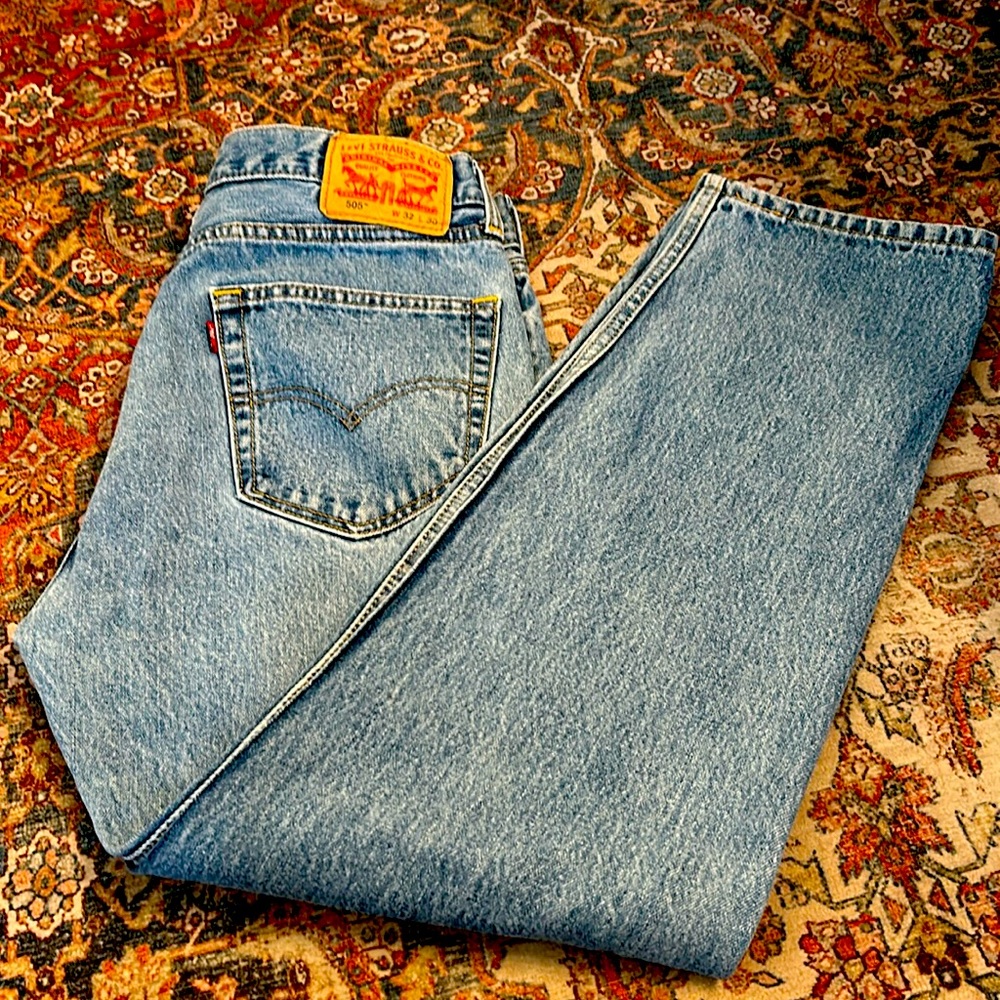 Levi’s 505 straight leg jeans, W32 L30